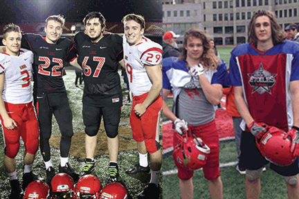 Six Alérions football parmi les meilleurs joueurs au Québec