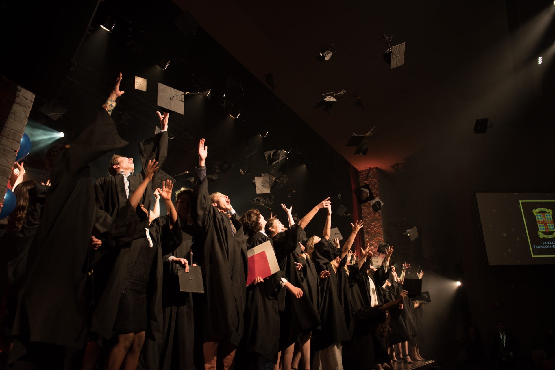 Graduation à l'école secondaire privée à Québec