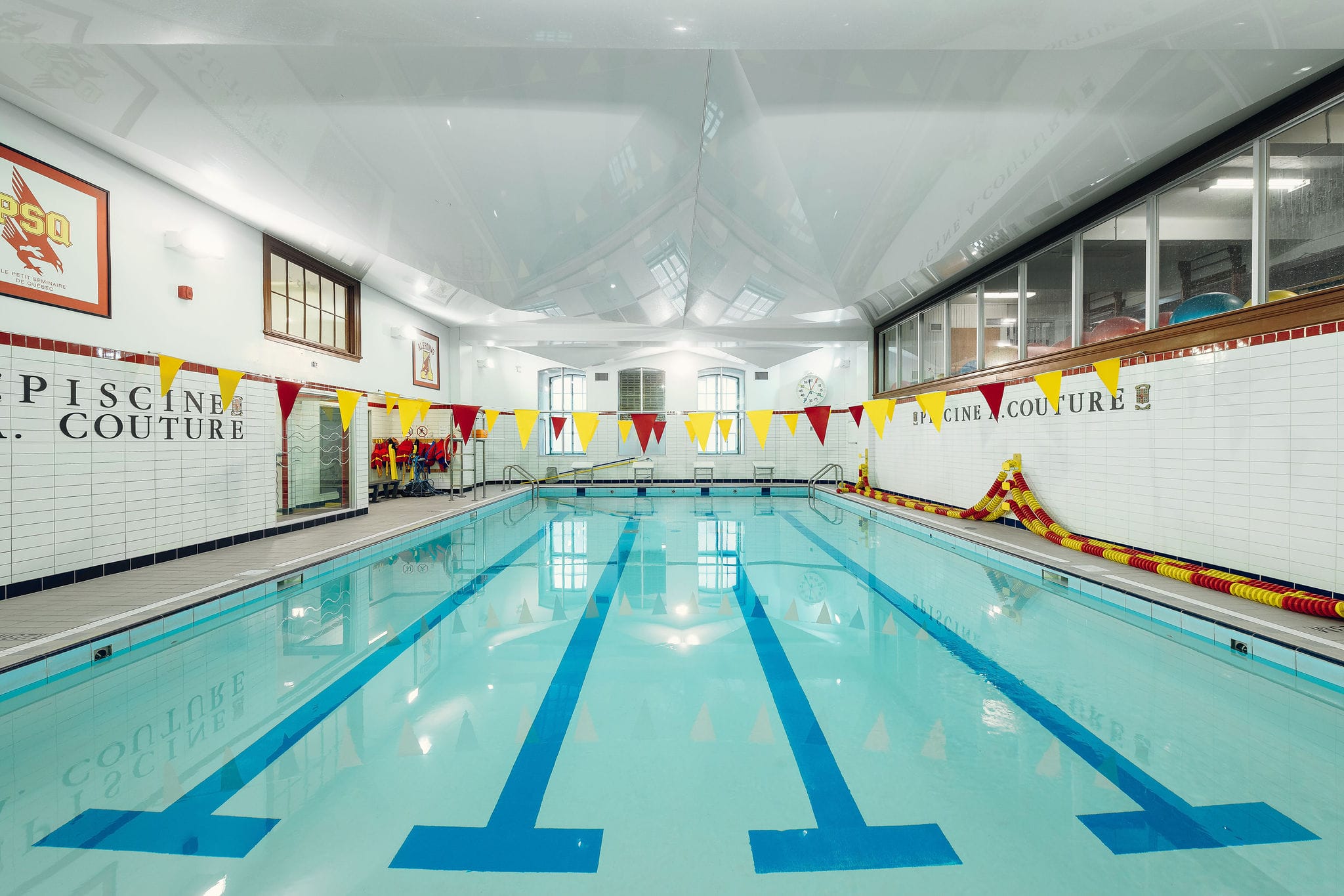 Piscine dans le Vieux-Québec