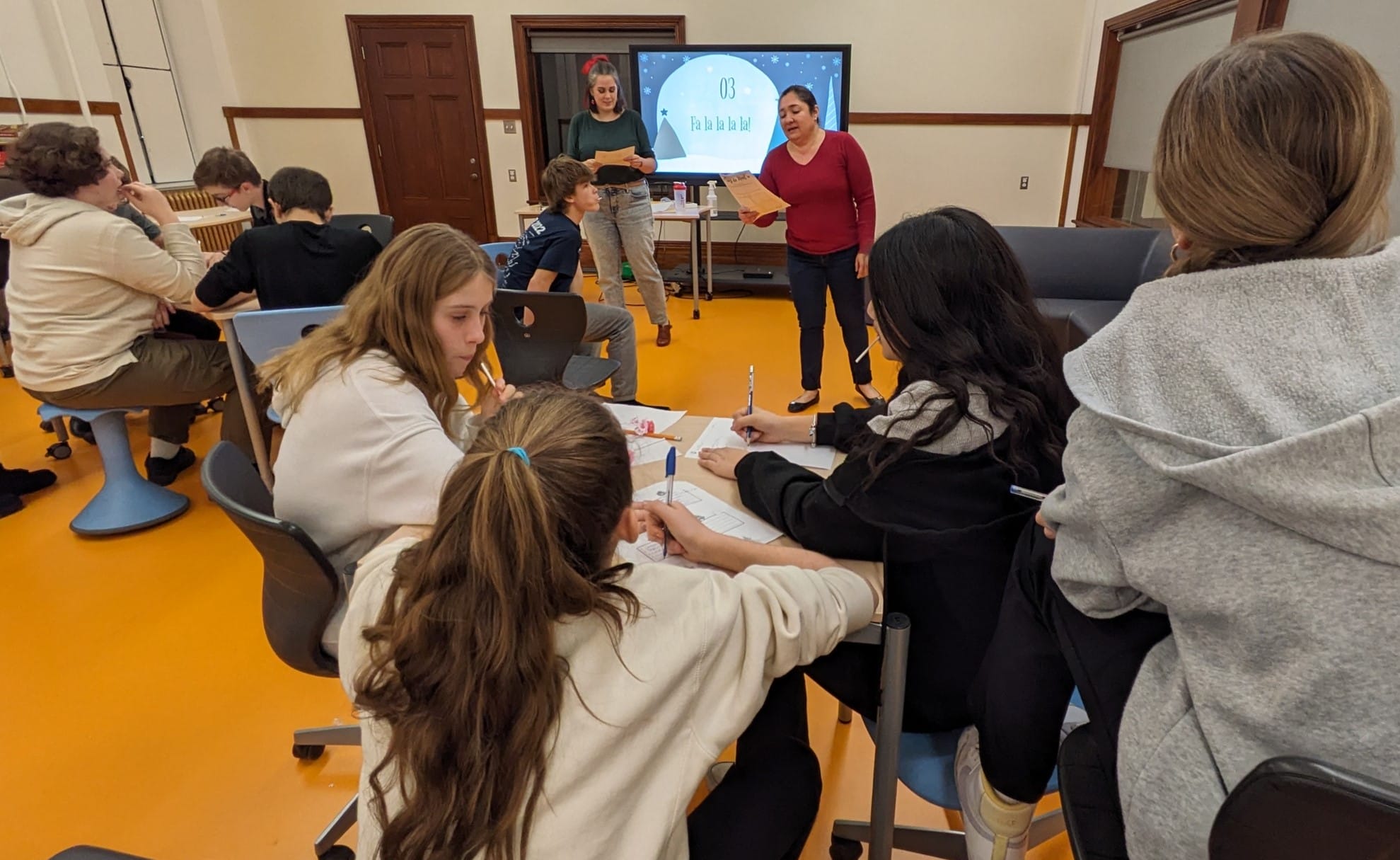 Collège François-de-Laval Fête Noël